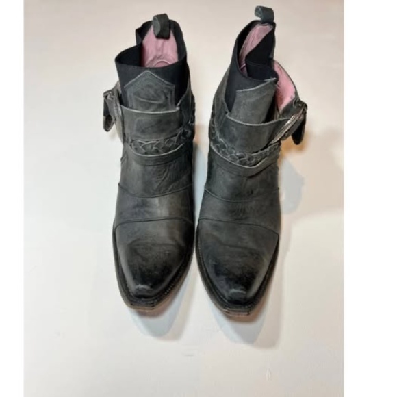 Junk Gypsy Western Ankle Booties by Lane Hwy 237 - Picture 4 of 4